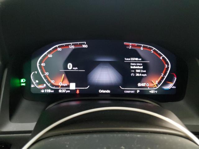 WBAAE2C04NCH18377 - 2022 BMW 840I BLACK photo 9