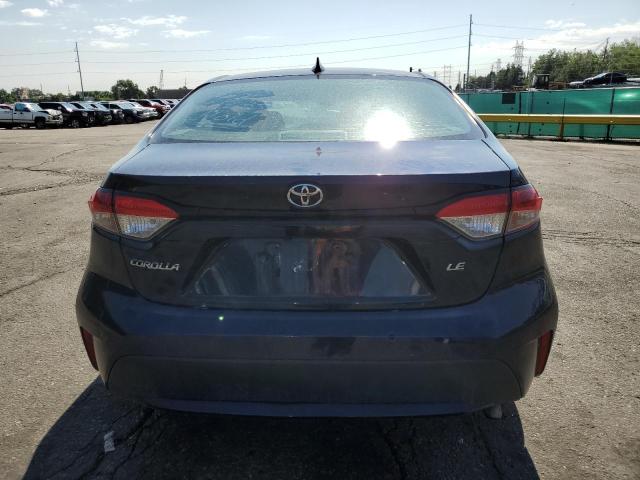 5YFEPMAE3MP186180 - 2021 TOYOTA COROLLA LE ლურჯი ფოტო 6