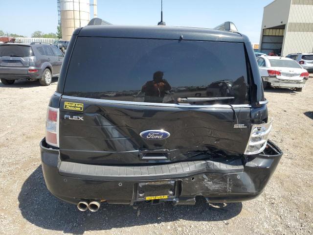 2FMGK5CCXBBD20533 - 2011 FORD FLEX SEL BLACK photo 6