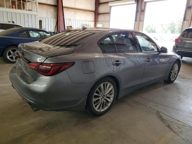 JN1EV7AR7KM556401 - 2019 INFINITI Q50 LUXE GRAY photo 3