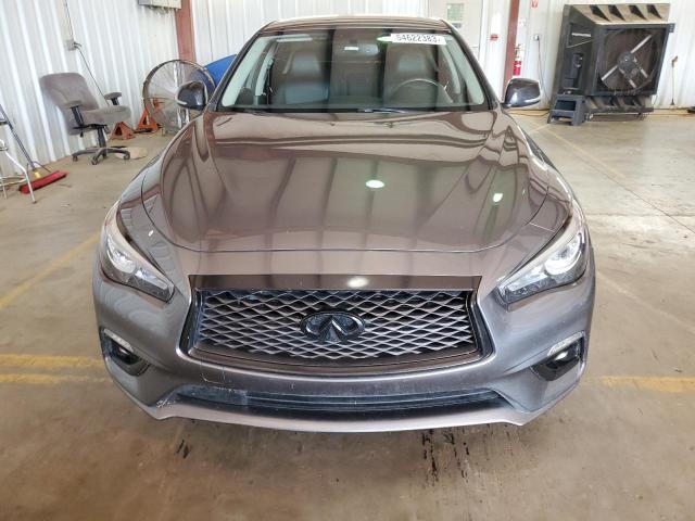 JN1EV7AR7KM556401 - 2019 INFINITI Q50 LUXE GRAY photo 5