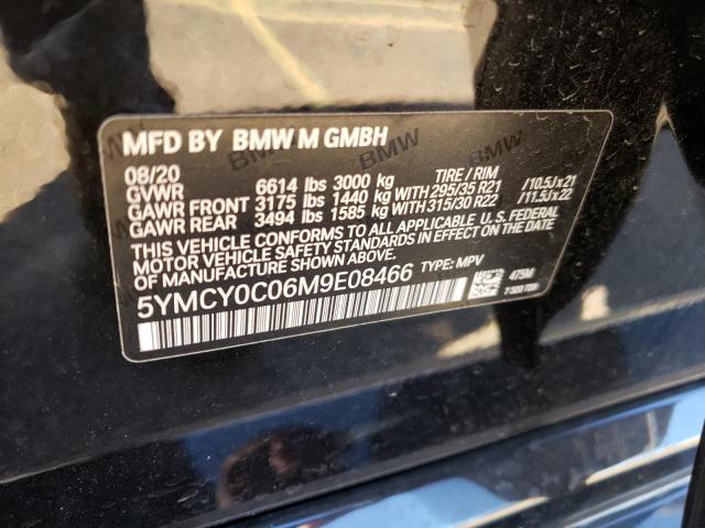 5YMCY0C06M9E08466 - 2021 BMW X6 M CHARCOAL photo 13