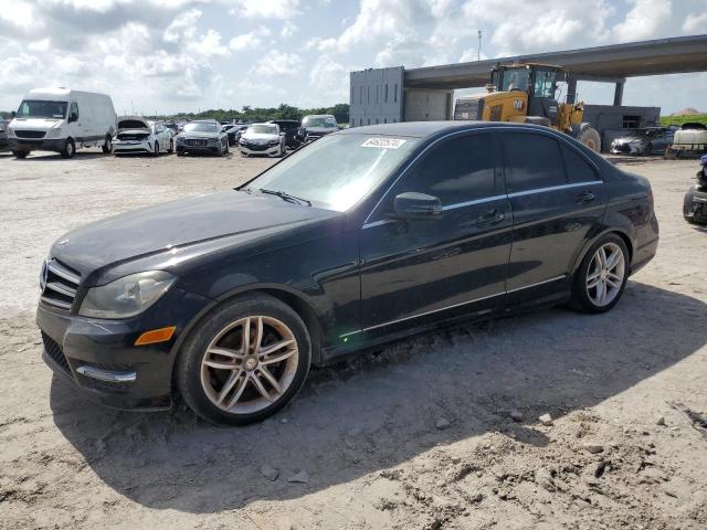 WDDGF4HB5ER305464 - 2014 MERCEDES-BENZ C 250 BLACK photo 1