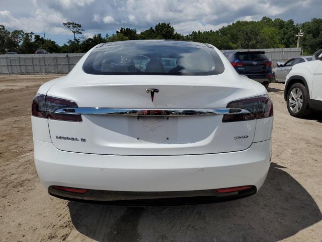 5YJSA1E25HF199324 - 2017 TESLA MODEL S Սպիտակ լուսանկար 6