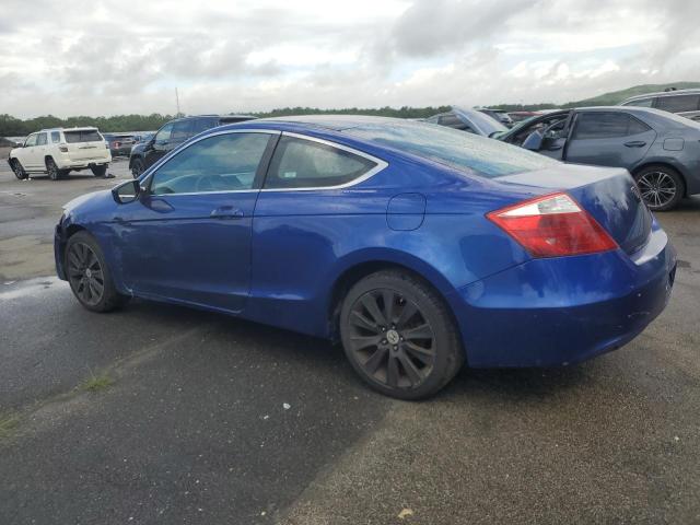 1HGCS12329A008551 - 2009 HONDA ACCORD LX BLUE photo 2
