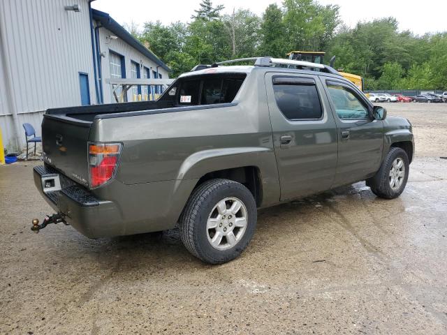 2HJYK16576H525062 - 2006 HONDA RIDGELINE RTL GREEN photo 3