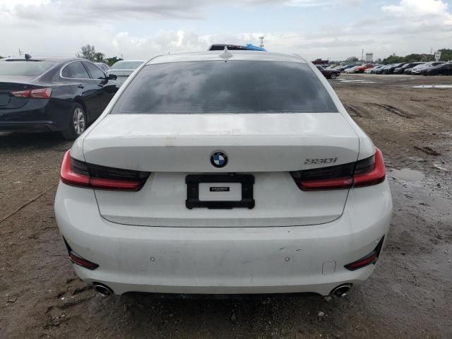 WBA5R1C57KFH10277 - 2019 BMW 330I WHITE photo 6