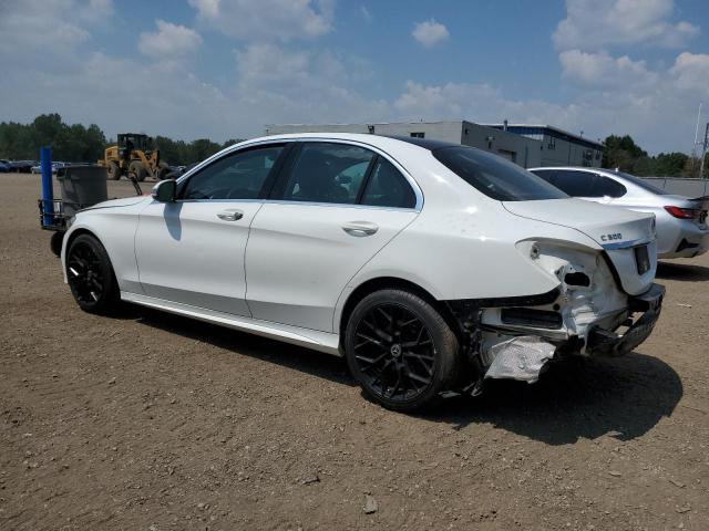 55SWF4KB7GU108348 - 2016 MERCEDES-BENZ C 300 4MATIC WHITE photo 2