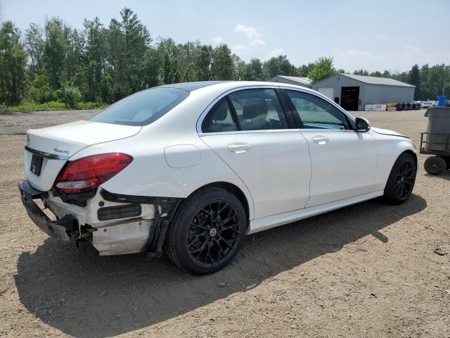 55SWF4KB7GU108348 - 2016 MERCEDES-BENZ C 300 4MATIC WHITE photo 3
