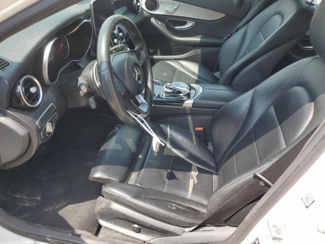 55SWF4KB7GU108348 - 2016 MERCEDES-BENZ C 300 4MATIC WHITE photo 7