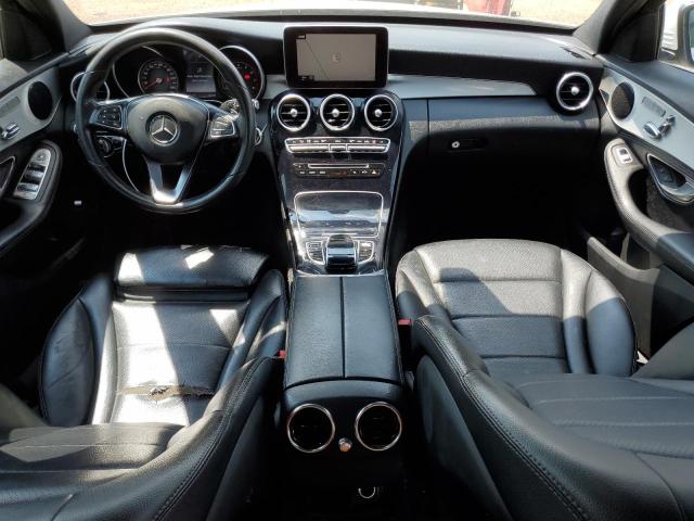 55SWF4KB7GU108348 - 2016 MERCEDES-BENZ C 300 4MATIC WHITE photo 8