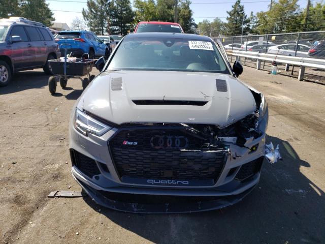 WUABWGFF8KA902665 - 2019 AUDI RS3 GRAY photo 5