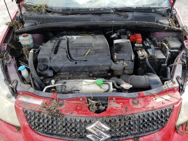 JS2YB5A34B6302433 - 2011 SUZUKI SX4 RED photo 11