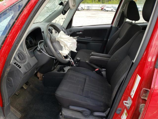 JS2YB5A34B6302433 - 2011 SUZUKI SX4 RED photo 7