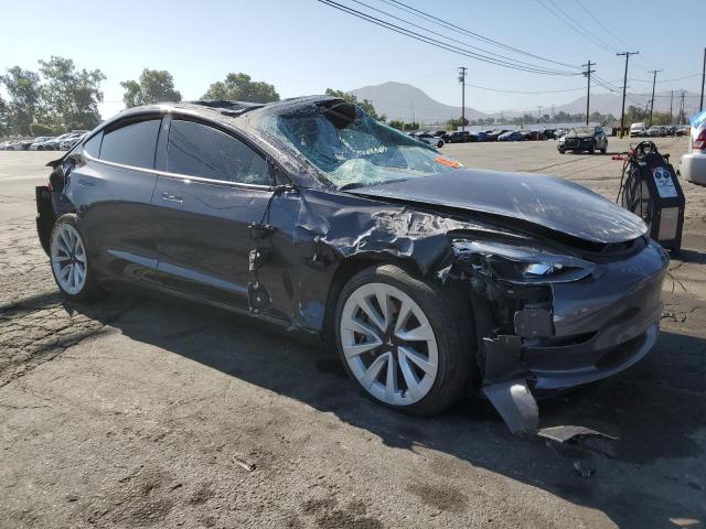5YJ3E1EA2NF209562 - 2022 TESLA MODEL 3 Gris photo 4