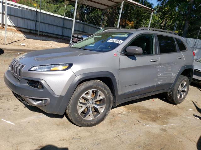 1C4PJMBS1GW360838 - 2016 JEEP CHEROKEE TRAILHAWK GRAY photo 1