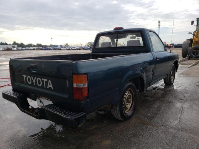 4TARN81A2RZ264498 - 1994 TOYOTA PICKUP 1/2 TON SHORT WHEELBASE STB GREEN photo 4