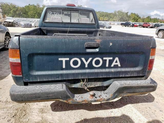 4TARN81A2RZ264498 - 1994 TOYOTA PICKUP 1/2 TON SHORT WHEELBASE STB GREEN photo 6