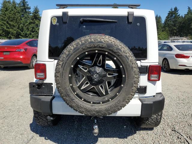 1C4BJWEG5GL122375 - 2016 JEEP WRANGLER U SAHARA WHITE photo 6