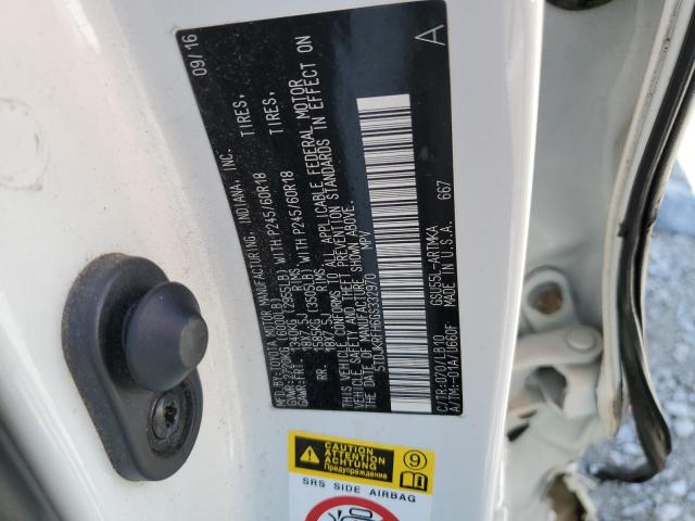 5TDJKRFH6GS332970 - 2016 TOYOTA HIGHLANDER XLE WHITE photo 14