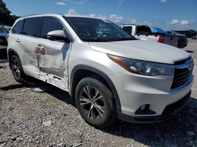 5TDJKRFH6GS332970 - 2016 TOYOTA HIGHLANDER XLE WHITE photo 4