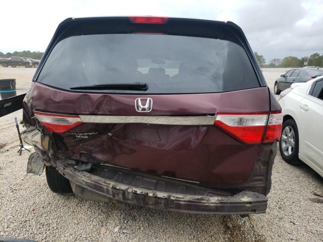 5FNRL5H66CB030632 - 2012 HONDA ODYSSEY EXL BURGUNDY photo 9