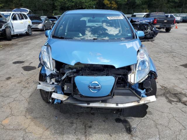 1N4AZ0CP8DC421929 - 2013 NISSAN LEAF S BLUE photo 5