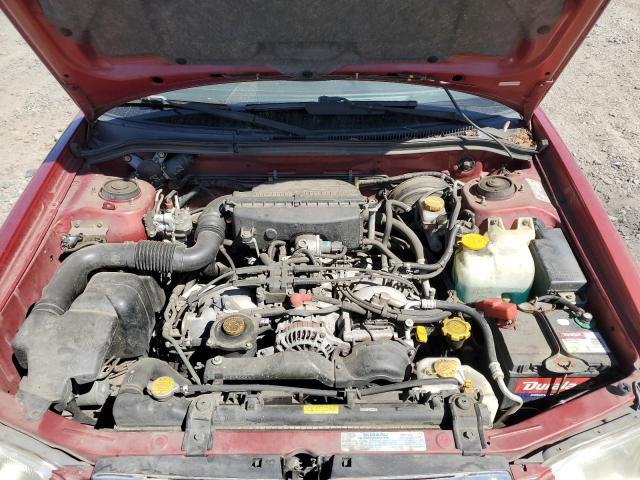 JF1SF65571H706647 - 2001 SUBARU FORESTER S RED photo 11