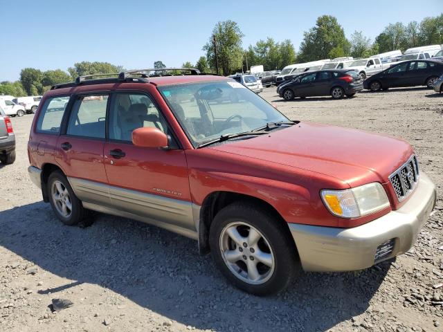 JF1SF65571H706647 - 2001 SUBARU FORESTER S RED photo 4