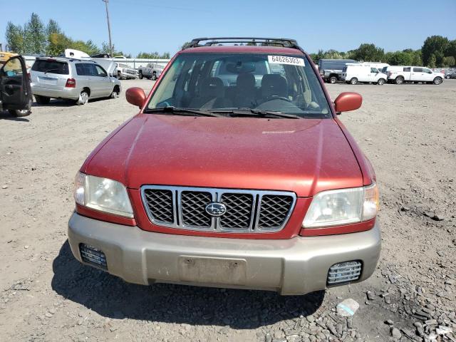 JF1SF65571H706647 - 2001 SUBARU FORESTER S RED photo 5