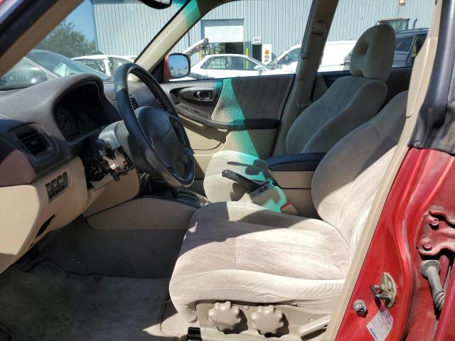 JF1SF65571H706647 - 2001 SUBARU FORESTER S RED photo 7