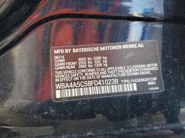 WBA4A5C58FD410238 - 2015 BMW 428 I GRAN COUPE BLUE photo 13