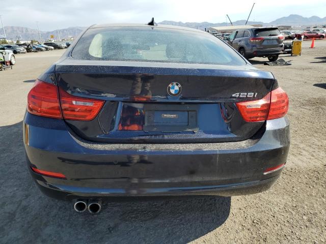 WBA4A5C58FD410238 - 2015 BMW 428 I GRAN COUPE BLUE photo 6