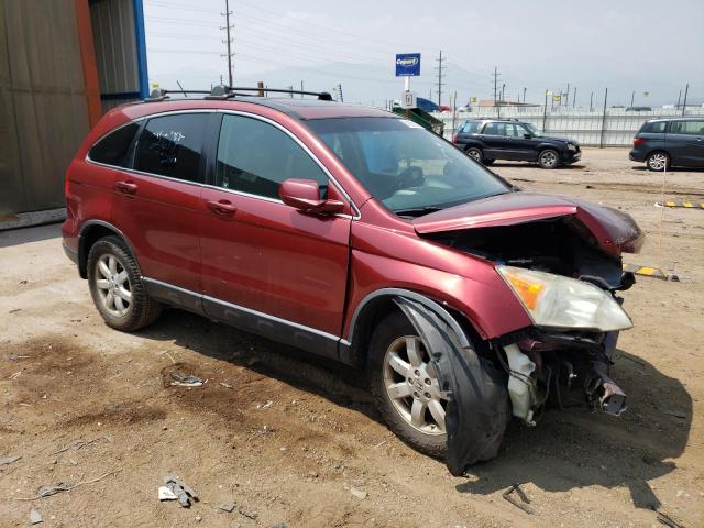 JHLRE48737C019395 - 2007 HONDA CR-V EXL RED photo 4