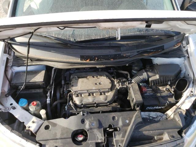 5FNRL5H66BB002490 - 2011 HONDA ODYSSEY EXL WHITE photo 12