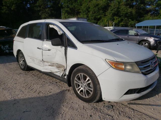 5FNRL5H66BB002490 - 2011 HONDA ODYSSEY EXL WHITE photo 4