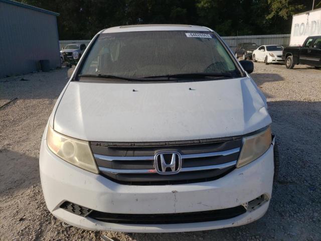 5FNRL5H66BB002490 - 2011 HONDA ODYSSEY EXL WHITE photo 5