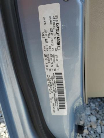 2C4RC1BG9CR401474 - 2012 CHRYSLER TOWN & COU TOURING Mavi foto 13