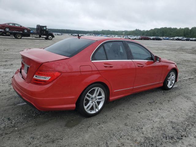 WDDGF4HB5ER304668 - 2014 MERCEDES-BENZ C 250 RED photo 3