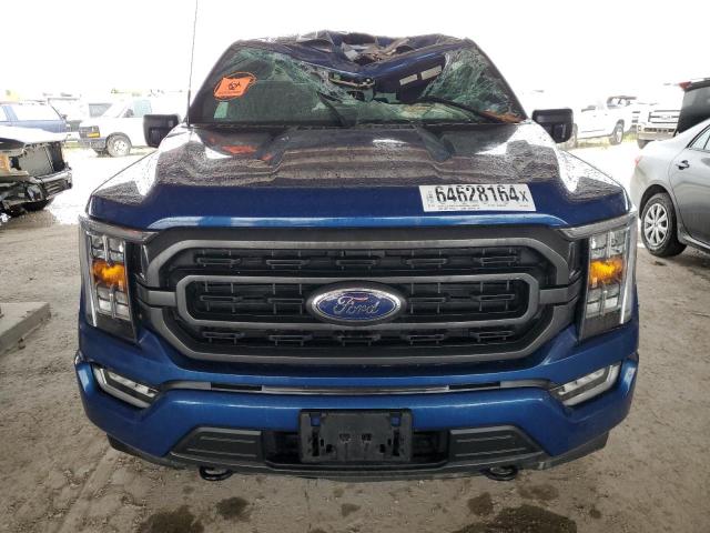 1FTFW1E83PKD58785 - 2023 FORD F150 SUPERCREW BLUE photo 5