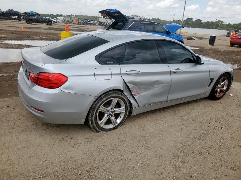 WBA4A5C56FGK16175 - 2015 BMW 428 I GRAN COUPE SILVER photo 3