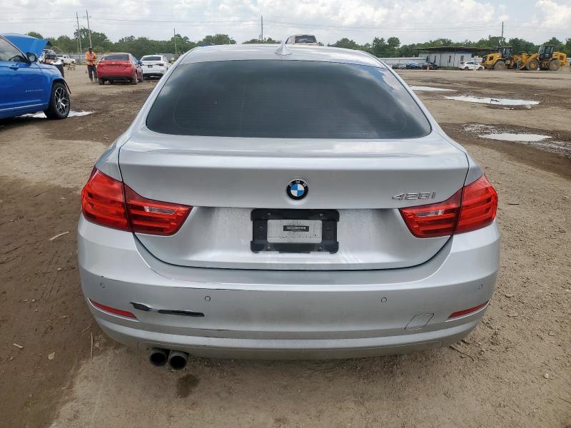 WBA4A5C56FGK16175 - 2015 BMW 428 I GRAN COUPE SILVER photo 6