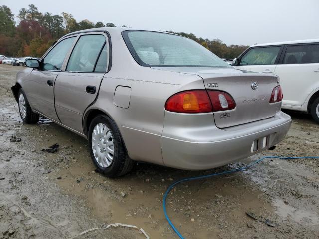 2T1BR12EXWC085490 - 1998 TOYOTA COROLLA VE TAN photo 3