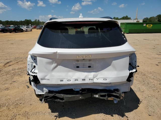 5XYRL4LC8NG159278 - 2022 KIA SORENTO S WHITE photo 6