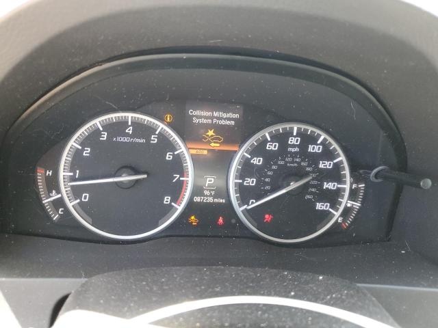 5J8TB4H74JL001735 - 2018 ACURA RDX ADVANCE SILVER photo 9