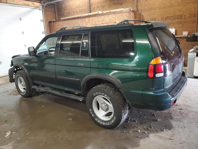 JA4MT31H6YP054754 - 2000 MITSUBISHI MONTERO SPORT LS GREEN photo 2