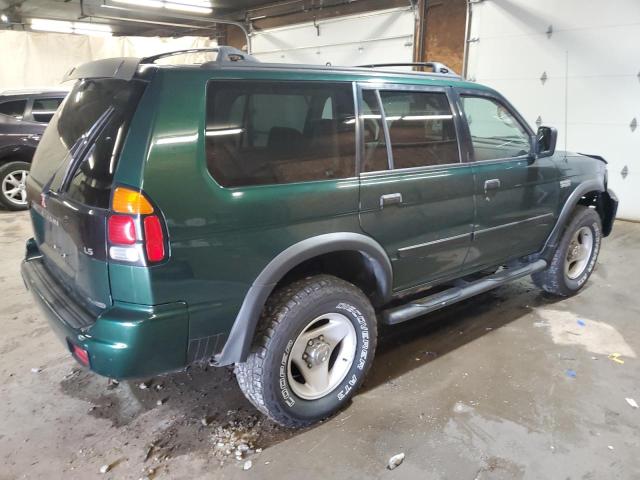 JA4MT31H6YP054754 - 2000 MITSUBISHI MONTERO SPORT LS GREEN photo 3