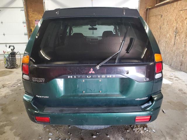 JA4MT31H6YP054754 - 2000 MITSUBISHI MONTERO SPORT LS GREEN photo 6