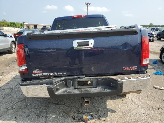 3GTP2VE79CG282117 - 2012 GMC SIERRA K1500 SLE BLUE photo 6