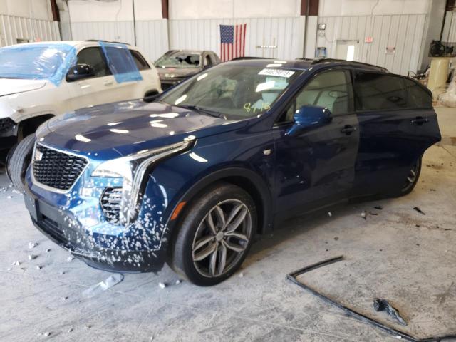 1GYFZER41KF123996 - 2019 CADILLAC XT4 SPORT BLUE photo 1